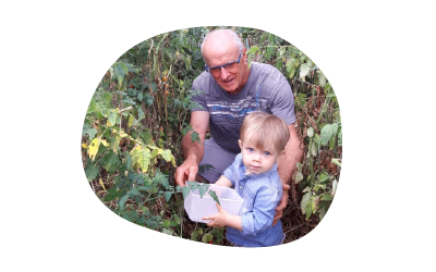 crèche semi-plein air à Bouguenais avec une pédagogie alternative (Montessori, Pikler, etc), une approche environnementale et un jardin naturel